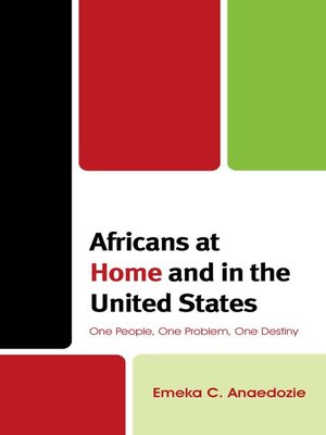 cover image of Africans at Home and in the United States